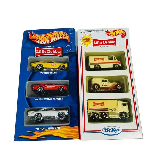 Little Debbie Car  Lot Hot Wheels Diecast 70 Chevelle Road Runner 69 Mustang VTG - Picture 6 of 6